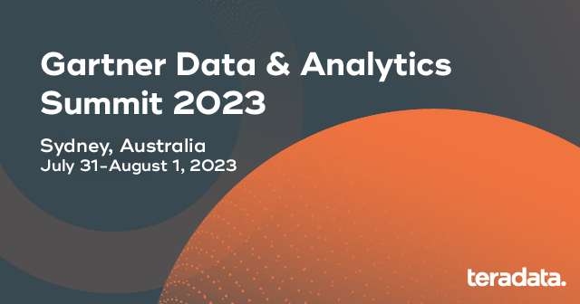 Gartner Data & Analytics Summit in Sydney | Teradata